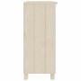 Aparador HAMAR madera de pino maciza marrón miel 85x35x80 cm