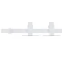 Mini sliding door kit for white carbon steel wardrobe 122 cm by vidaXL, doorframes - Ref: Foro24-151697, Price: 39,16 €, Disc...