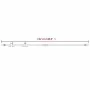 Kit mini puerta corredera armario acero carbono blanco 122 cm de vidaXL, Marcos de puertas - Ref: Foro24-151697, Precio: 39,1...