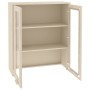 Aparador superior HAMAR pino macizo marrón miel 85x35x100 cm