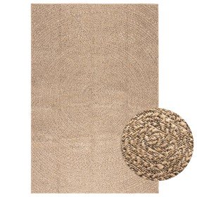 Alfombra ZIZUR apariencia de yute interior y exterior 140x200cm