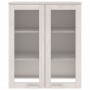 Aparador superior HAMAR madera maciza pino blanco 85x35x100 cm