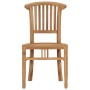 Gartenstuhl 2 Einheiten aus massivem Teakholz von vidaXL, Gartenstühle - Ref: Foro24-49433, Preis: 254,08 €, Rabatt: %