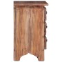 Mesita de noche madera maciza de caoba 30x30x51 cm