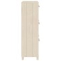 Zapatero HAMAR madera pino maciza marrón miel 59,5x35x117 cm