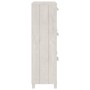 Zapatero HAMAR madera maciza de pino blanca 59,5x35x117 cm