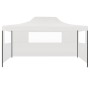 Professional folding tent with 3 walls white steel 3x4 m by vidaXL, Tents and gazebos - Ref: Foro24-48899, Price: 151,89 €, D...