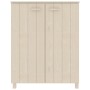 Zapatero HAMAR madera pino maciza marrón miel 85x40x108 cm