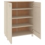 Zapatero HAMAR madera pino maciza marrón miel 85x40x108 cm