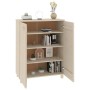 Zapatero HAMAR madera pino maciza marrón miel 85x40x108 cm