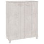 Zapatero HAMAR madera maciza de pino blanca 85x40x108 cm