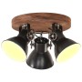 Schwarze industrielle Deckenleuchte 25 W 42x27 cm E27 von vidaXL, Lampen - Ref: Foro24-320515, Preis: 94,53 €, Rabatt: %