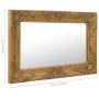 Golden baroque style wall mirror 60x40 cm by vidaXL, Mirrors - Ref: Foro24-320329, Price: 47,73 €, Discount: %