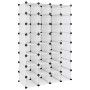 Zapatero PP transparente 93x36,5x140 cm