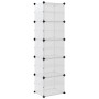 Zapatero PP transparente 44x31,5x153,5 cm
