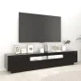 Fernsehmöbel mit LED-Lichtern schwarz 200x35x40 cm von vidaXL, TV-Möbel - Ref: Foro24-3081907, Preis: 126,98 €, Rabatt: %