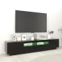 Fernsehmöbel mit LED-Lichtern schwarz 200x35x40 cm von vidaXL, TV-Möbel - Ref: Foro24-3081907, Preis: 126,98 €, Rabatt: %