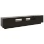 Fernsehmöbel mit LED-Lichtern schwarz 200x35x40 cm von vidaXL, TV-Möbel - Ref: Foro24-3081907, Preis: 126,98 €, Rabatt: %