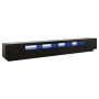 TV-Schrank mit LED-Leuchten schwarz 300x35x40 cm von vidaXL, TV-Möbel - Ref: Foro24-3081925, Preis: 193,75 €, Rabatt: %