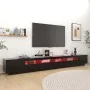 TV cabinet with LED lights black 300x35x40 cm by vidaXL, TV Furniture - Ref: Foro24-3081925, Price: 191,13 €, Discount: %