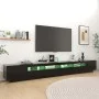 TV cabinet with LED lights black 300x35x40 cm by vidaXL, TV Furniture - Ref: Foro24-3081925, Price: 191,13 €, Discount: %