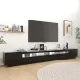 TV cabinet with LED lights black 300x35x40 cm by vidaXL, TV Furniture - Ref: Foro24-3081925, Price: 191,13 €, Discount: %