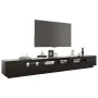 TV cabinet with LED lights black 300x35x40 cm by vidaXL, TV Furniture - Ref: Foro24-3081925, Price: 191,13 €, Discount: %