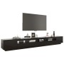 TV-Schrank mit LED-Leuchten schwarz 300x35x40 cm von vidaXL, TV-Möbel - Ref: Foro24-3081925, Preis: 193,75 €, Rabatt: %