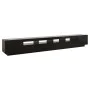 TV cabinet with LED lights black 300x35x40 cm by vidaXL, TV Furniture - Ref: Foro24-3081925, Price: 191,13 €, Discount: %