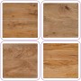 Mesa de centro de troncos madera reciclada mixta 40x40x40 cm