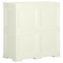 Armario de plástico diseño madera Vanila Ice 79x43x85,5 cm