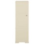 Armario de plástico diseño madera blanco angora 40x43x125 cm