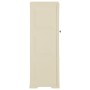 Armario de plástico diseño madera blanco angora 40x43x125 cm