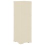 Armario de plástico diseño madera blanco angora 40x43x125 cm