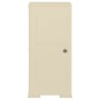 Armario de plástico diseño madera blanco angora 40x43x85,5 cm