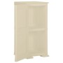 Armario de plástico diseño madera blanco angora 40x43x85,5 cm