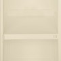 Armario de plástico diseño madera blanco angora 40x43x85,5 cm