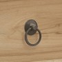 Cómoda de madera maciza de teca 40x30x100 cm