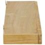 Estantes de pared 2 unidades madera maciza de teca 90x15x4 cm