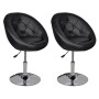 Küchenhocker 2 Einheiten aus schwarzem Kunstleder von vidaXL, Küchenhocker - Ref: Foro24-240453, Preis: 241,56 €, Rabatt: %