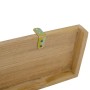 Estantes de pared 2 unidades madera maciza de teca 90x15x4 cm