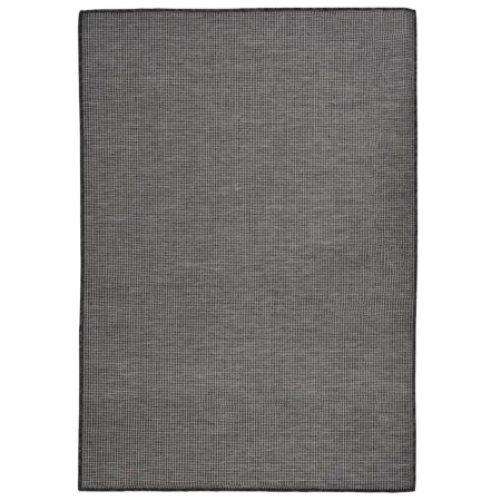 Alfombra de exterior de tejido plano gris 160x230 cm