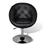 Küchenhocker 2 Einheiten aus schwarzem Kunstleder von vidaXL, Küchenhocker - Ref: Foro24-240453, Preis: 241,56 €, Rabatt: %