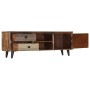 TV-Schrank aus massivem Mangoholz, 118 x 30 x 40 cm von vidaXL, TV-Möbel - Ref: Foro24-247330, Preis: 158,89 €, Rabatt: %
