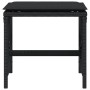 Taburetes de jardín con cojines 4 uds ratán PE negro 41x41x36cm