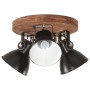 Schwarze industrielle Deckenleuchte 25 W 42x27 cm E27 von vidaXL, Lampen - Ref: Foro24-320515, Preis: 94,53 €, Rabatt: %