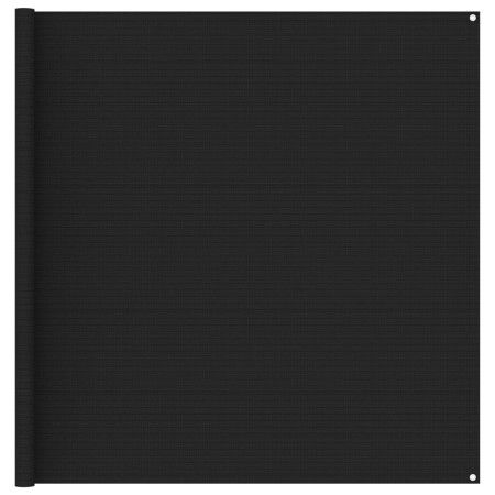Alfombra para tienda de campaña negro 200x400 cm