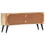 TV-Schrank aus massivem Mangoholz, 115 x 30 x 47 cm von vidaXL, TV-Möbel - Ref: Foro24-282878, Preis: 241,13 €, Rabatt: %