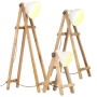 Stehlampe 3 Stück aus massivem weißem Mangoholz E27 von vidaXL, Lampen - Ref: Foro24-320594, Preis: 202,18 €, Rabatt: %