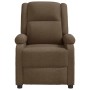 Sillón de masaje eléctrico tela marrón